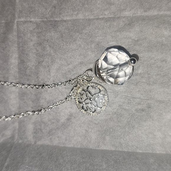 Inspiring Jeweled Charm Necklace - Picture 2 of 4